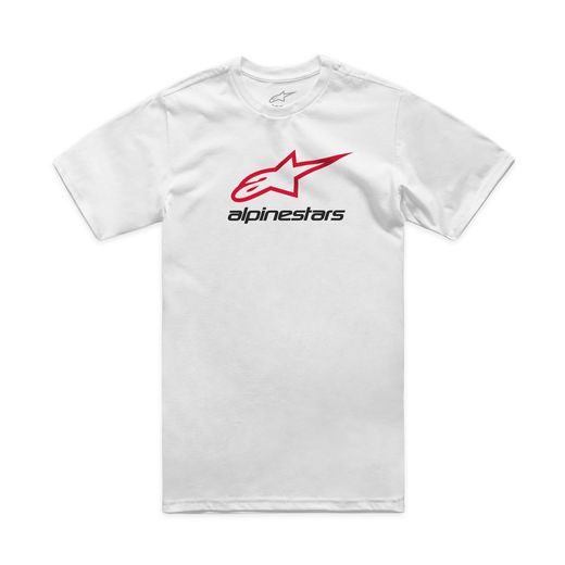 ALPINESTARS ALWAYS 2.0 CSF – VOĽNOČASOVÉ MOTO TRIČKO (BIELA/ČERVENÁ/ČIERNA)