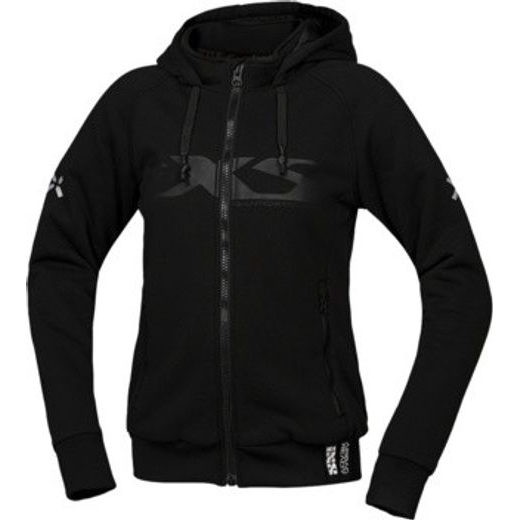 WOMEN'S HOODIE IXS RAPID 1.0 X2-343605 ČIERNA D2XL