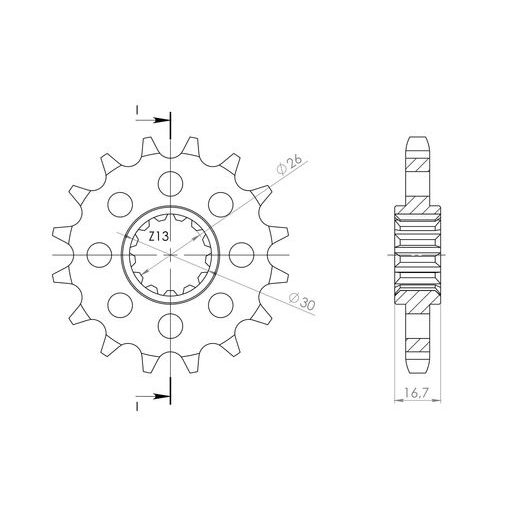 REŤAZOVÉ KOLIEČKO SUPERSPROX CST-333:15 15 ZUBOV,530