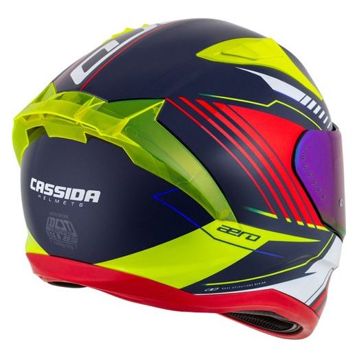 PRILBA AERO DROME, CASSIDA (MODRÁ PERLEŤ/ŽLUTÁ/ORANŽOVÁ/ČERVENÁ/BÍLÁ) 2024