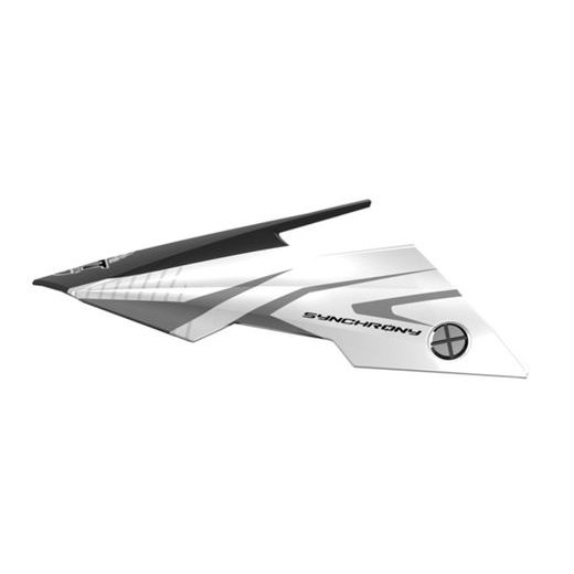 ŠILT PRE PRILBY SYNCHRÓNMI STEEL, MT - ŠPANIELSKO (ČERNÁ/BÍLÁ/ŠEDÁ, SADA VR. SKRUTIEK)