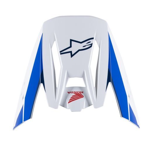 KŠILT PRO PŘILBY S-M5 HONDA KOLEKCE, ALPINESTARS (BÍLÁ/MODRÁ/ČERVENÁ) 2024