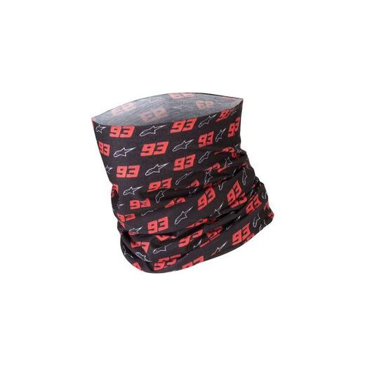 NÁKRČNÍK MM93 2022, ALPINESTARS (ČERNÁ/ČERVENÁ/BÍLÁ)