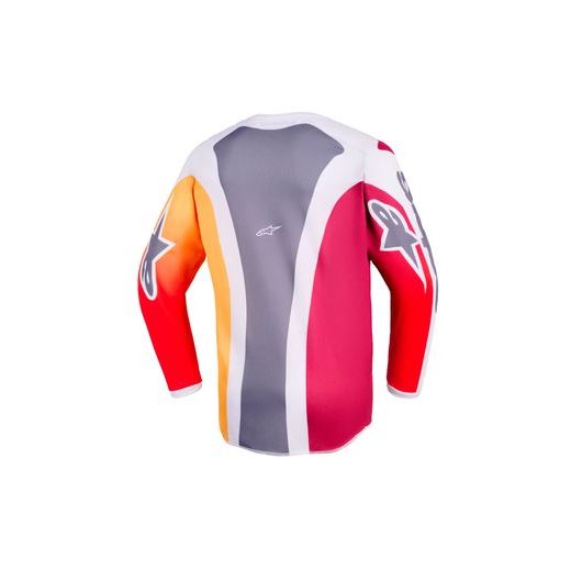 ALPINESTARS FLUID PORTL YOUTH – DETSKÝ MOTOKROSOVÝ DRES NA MX A ENDURO (ČERVENÁ/ORANŽOVÁ/SVETLO SIVÁ) 2026