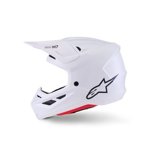 PRILBA SM7 SOLID, ALPINESTARS (BIELA) 2026