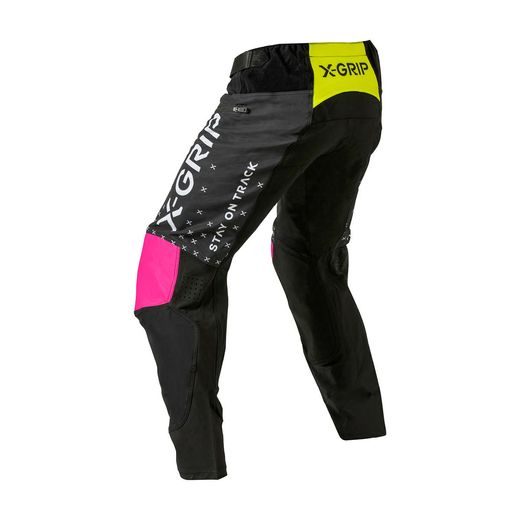 MOTOKROSOVÉ NOHAVICE X-GRIP TUNGSTEN – RUŽOVÁ, S VRECKAMI