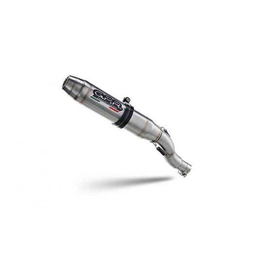 SLIP-ON EXHAUST GPR DEEPTONE Y.194.1.DE BRUSHED STAINLESS STEEL INCLUDING REMOVABLE DB KILLER AND LINK PIPE