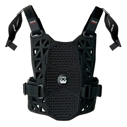 CHRÁNIČ HRUDNÍKA + RAMENA ATLAS CHARGER PEEWEE CE L1, PREDŠKOLÁK (ČIERNA)