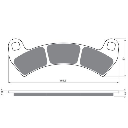 BRZDOVÉ OBLOŽENIE GOLDFREN 391 S3