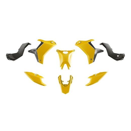 SADA PLASTOV YAMAHA TENERE, RTECH (ŽLTO-ČIERNA, 5 DIELOV)