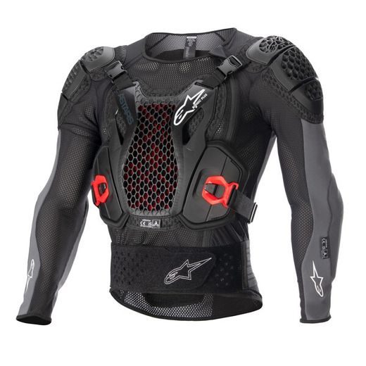 CHRÁNIČ TĚLA BIONIC PLUS 2 2023, ALPINESTARS (ČERNÁ/ŠEDÁ/ČERVENÁ)