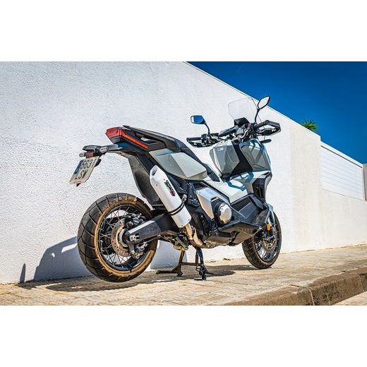 SLIP-ON EXHAUST GPR ALBUS EVO4 E4.H.245.ALBE4 WHITE GLOSSY INCLUDING REMOVABLE DB KILLER AND LINK PIPE