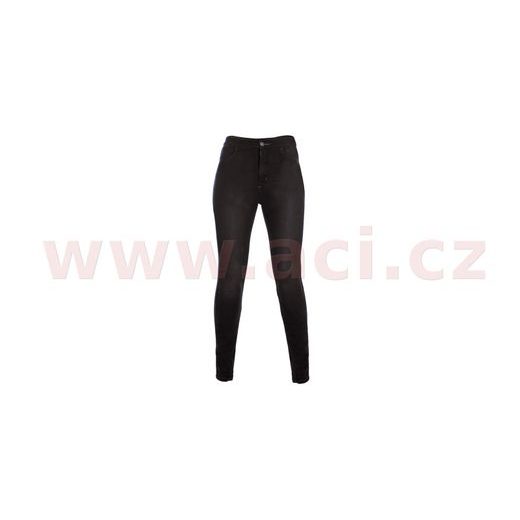 PREDĹŽENÉ NOHAVICE JEGGINGS, OXFORD, DÁMSKE (LEGÍNY S KEVLAR® PODŠÍVKOU, ČIERNE)