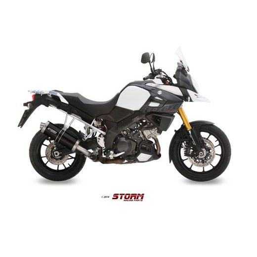 KONCOVKA VÝFUKU STORM OVAL S.042.LX2B OCEĽOVO ČIERNA