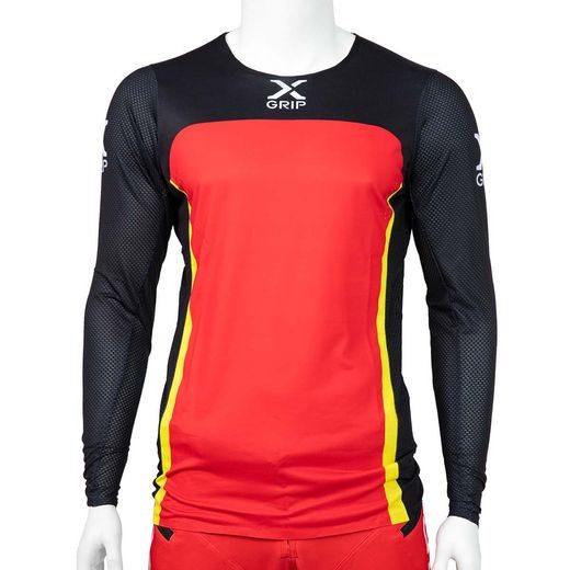 MOTOKROSOVÝ DRES X-GRIP TITANIUM – ČERVENÁ