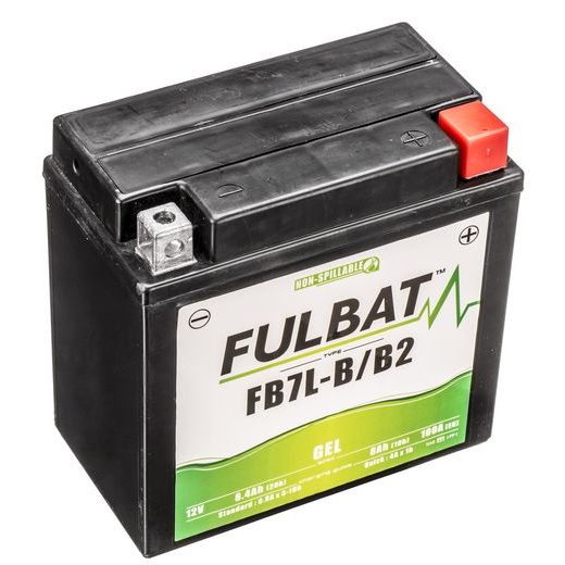 BATÉRIA 12 V, FB7L-B/B2& GÉL, 12V, 8AH, 100A, BEZÚDRŽBOVÁ GÉL TECHNOLÓGIE 136X76X130 FULBAT (AKTIVOVANÁ VO VÝROBE)