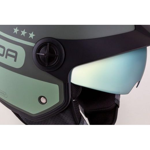 PŘILBA HANDY PLUS CHIEF, CASSIDA (ZELENÁ MATNÁ/TMAVĚ ZELENÁ) 2023