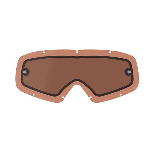 ALPINESTARS PLEXI PRE OKULIARE VISION YOUTH – NÁHRADNÉ SKLO (PLEXI) NA MOTOKROSOVÉ OKULIARE (DVOJITÉ ANTIFOG ORANŽOVO HNEDÁ AFTERBURN)