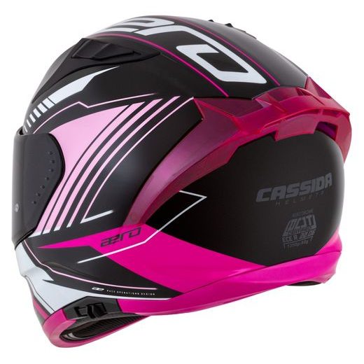 PRILBA AERO DROME, CASSIDA (ČIERNA PERLEŤ/RŮŽOVÁ/BÍLÁ) 2023