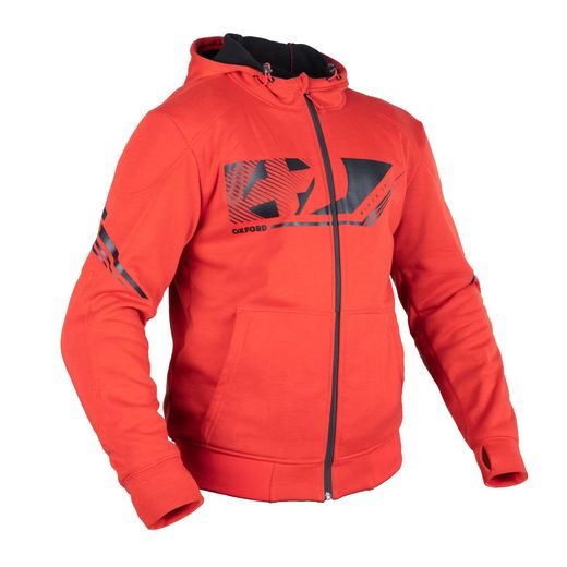 MIKINA SUPER HOODIE 2.0 SPORTS, OXFORD (ČERVENÁ)