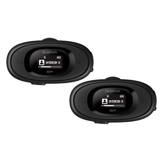 BLUETOOTH HANDSFREE HEADSET 5R (DOSAH 0,7 KM), SENA (SADA 2 JEDNOTIEK)
