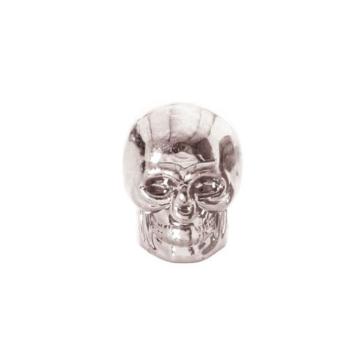 KOVOVÉ ČIAPOČKY VENTILKOV SKULL, OXFORD (STRIEBORNÁ, PÁR)