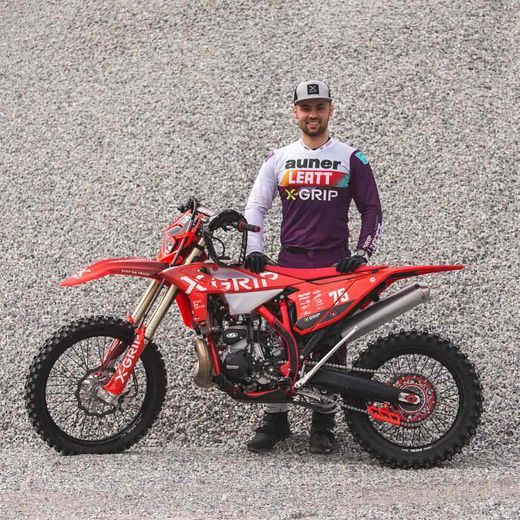 SÚPRAVA POLEPOV MOTOCYKLA X-GRIP – ČIERNA/ČERVENÁ – BETA RR 125 (2023 - 2024) A ĎALŠIE MODELY