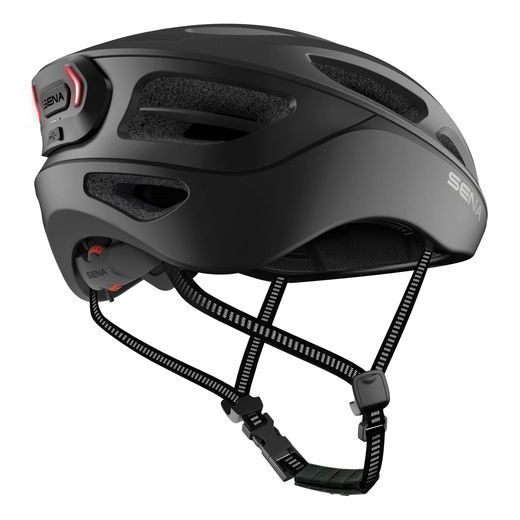 CYKLO PRILBA S HEADSETOM R1 EVO, SENA (MATNÁ ČIERNA)