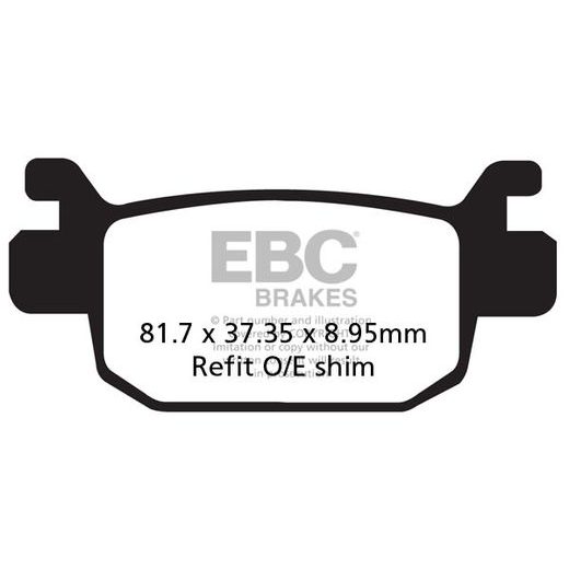 BRZDOVÉ OBLOŽENIE EBC SFA415
