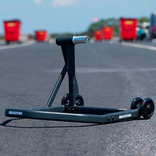 STOJAN NA MOTOCYKEL ZERO-G ZADNÉ (PRE JEDNORAMENNOU KYVNOU VIDLICU), KONKRÉTNÍ TŔŇ S OSOU NUTNE DOKÚPIŤ ZVLÁŠŤ, OXFORD