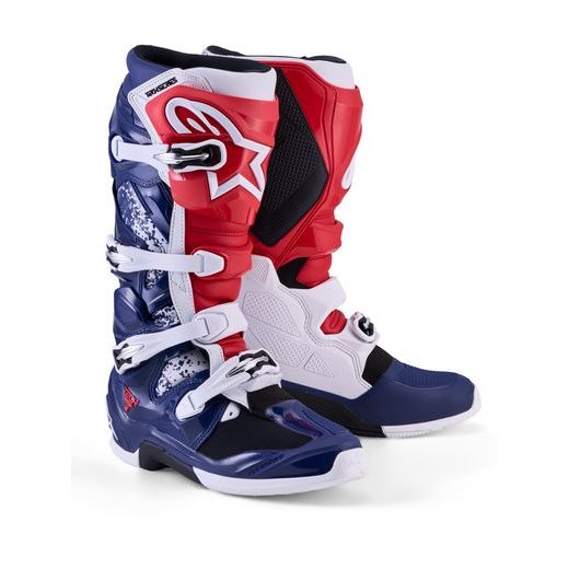 ALPINESTARS TECH 7 LIMITOVANÁ EDÍCIA UNITY – MOTOKROSOVÉ A ENDURO TOPÁNKY (MOTO ČIŽMY) (ČERVENÁ/BIELA/MODRÁ) 2026