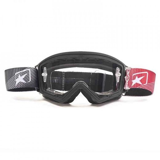 OKULIARE ARIETE MUDMAX MIRAGE 14970-MRN RED BLACK - CLEAR LENS S ČAPMI