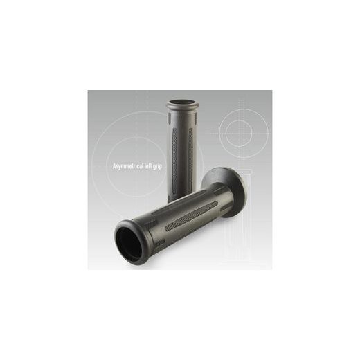 GRIPY OEM BMW ŠTÝL 6190 (ROAD) DĹŽKA 122 MM, DOMINO (ČIERNE)