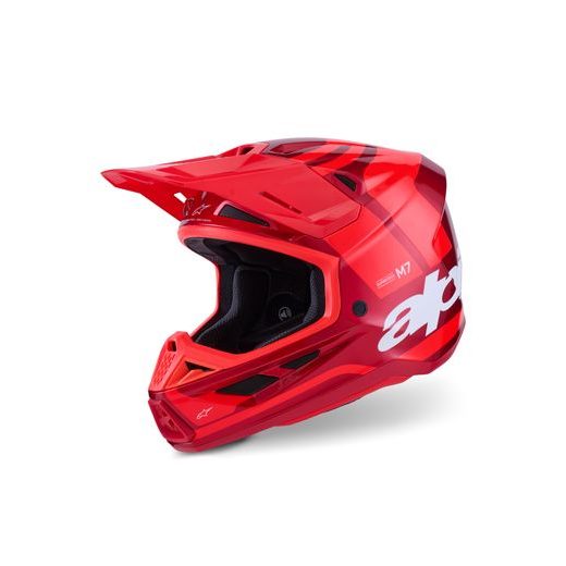 PRILBA SM7 CORE, ALPINESTARS (ČERVENÁ) 2026