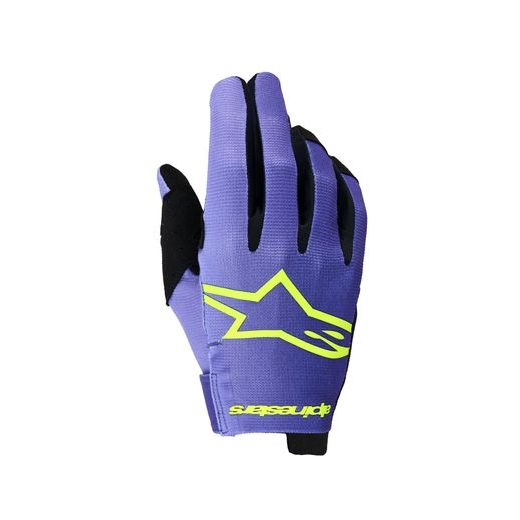 ALPINESTARS RADAR – MOTOKROSOVÉ RUKAVICE NA MX A ENDURO (FIALOVÁ/ŽLTÁ FLUO) 2026