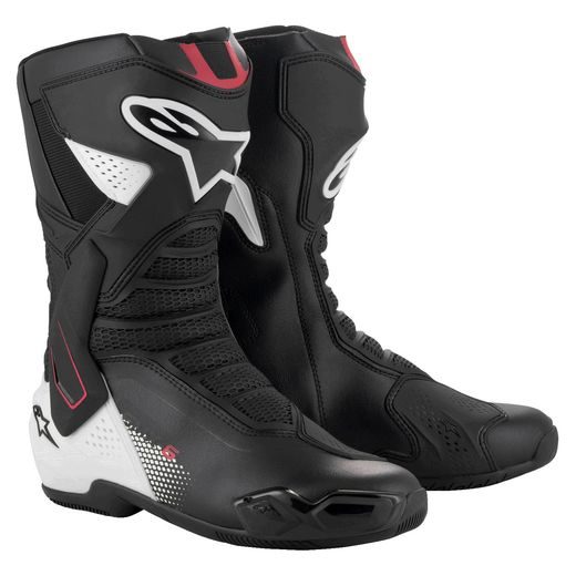 ALPINESTARS SMX-6 3 – MOTOCYKLOVÉ TOPÁNKY NA CESTNÚ JAZDU (ČIERNA/BIELA/ČERVENÁ) 2025
