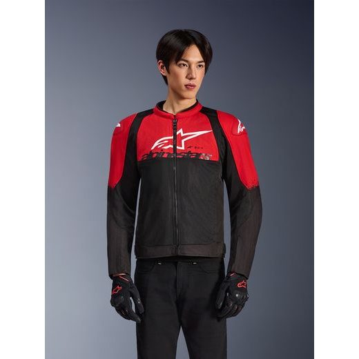 ALPINESTARS SMX AIR – MOTOCYKLOVÁ BUNDA NA CESTNÚ JAZDU (ČERVENÁ/ČIERNA) 2026