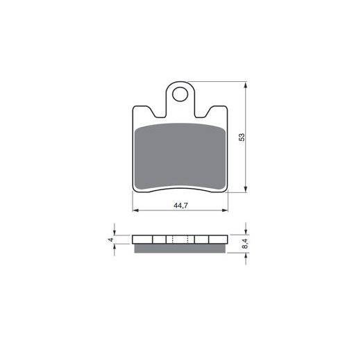 BRZDOVÉ OBLOŽENIE GOLDFREN 147 S33 STREET FRONT