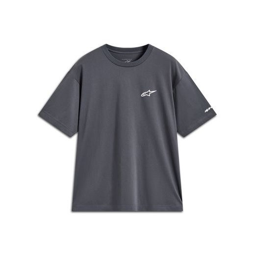 ALPINESTARS MANDATE OVERSIZED CSF – VOĽNOČASOVÉ MOTO TRIČKO (TMAVO SIVÁ)