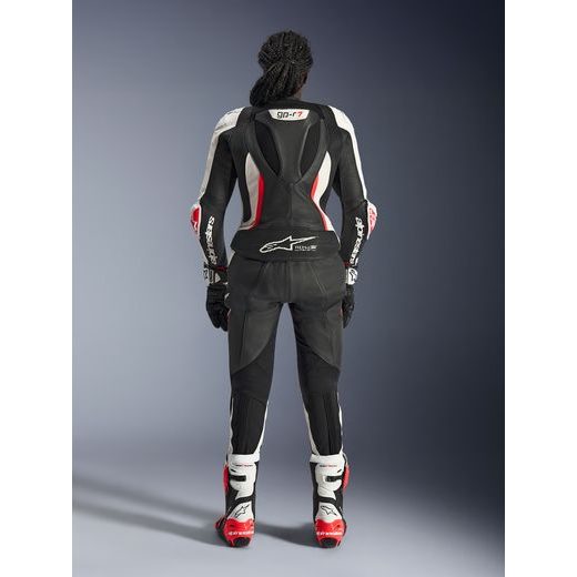DVOUDÍLNÁ KOMBINÉZA STELLA GP-R7, ALPINESTARS, DÁMSKE (ČIERNA/BIELA/ČERVENÁ FLUO) 2026