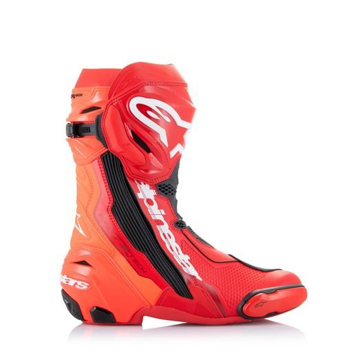 ALPINESTARS SUPERTECH R – MOTOCYKLOVÉ TOPÁNKY NA CESTNÚ JAZDU (ČERVENÁ FLUO/ČERVENÁ) 2024