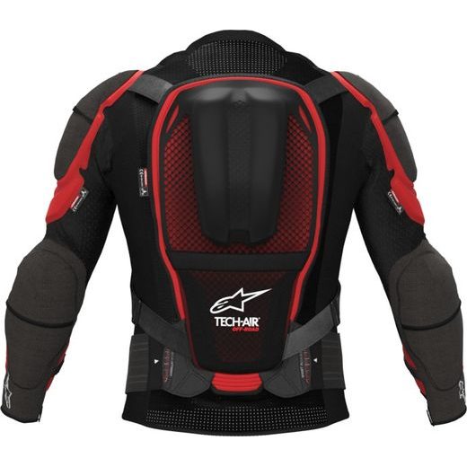 ALPINESTARS AIRBAGOVÁ VESTA TECH-AIR®OFF-ROAD SYSTÉM – AIRBAGOVÝ SYSTÉM NA MOTORKU (ČIERNA/ČERVENÁ)