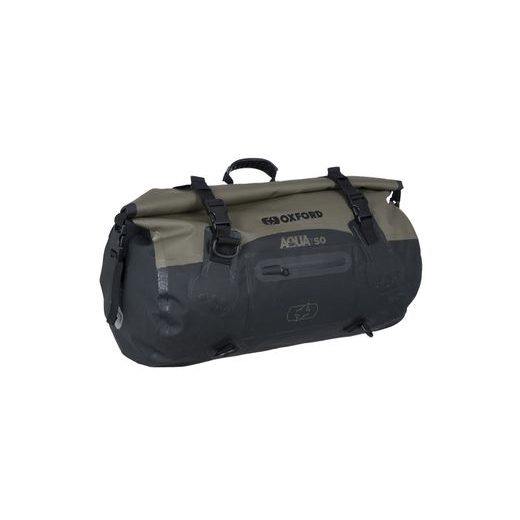 VODOTESNÝ VAK AQUA T-50 ROLL BAG, OXFORD (KHAKI/ČIERNY, OBJEM 50 L)