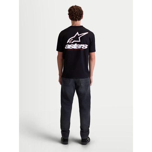 ALPINESTARS LINEOUT CSF – VOĽNOČASOVÉ MOTO TRIČKO (ČIERNA)