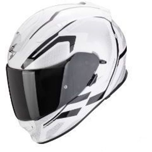 SCORPION PRILBA NA MOTOCYKEL EXO-491 KRIPTA, BIELA/ČIERNA