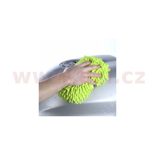 UMÝVACIE HOUBA NOODLE SPONGE, OXFORD (MIKROVLÁKNO, ZELENÁ FLUO)