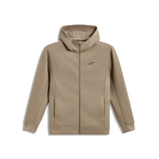 ALPINESTARS CYPHER HOODIE – VOĽNOČASOVÁ MOTO MIKINA (PIESKOVÁ)