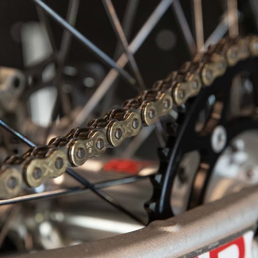 REŤAZ X-GRIP MR.T V2 MX – ZLATÁ/SIVÁ, 118 ČLÁNKOV