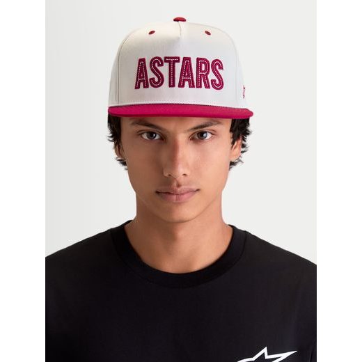 ALPINESTARS STADIUM SNAPBACK – VOĽNOČASOVÁ ŠILTOVKA (BIELA OFF WHITE/ČERVENÁ)