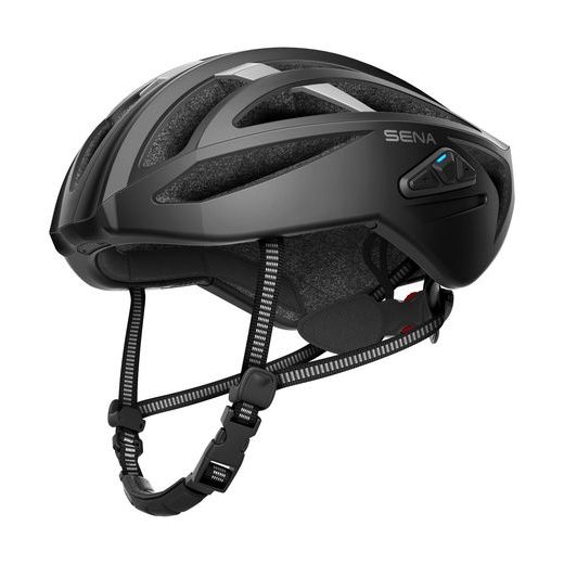 CYKLO PRILBA S HEADSETOM R2 EVO, SENA (MATNÁ ČIERNA)